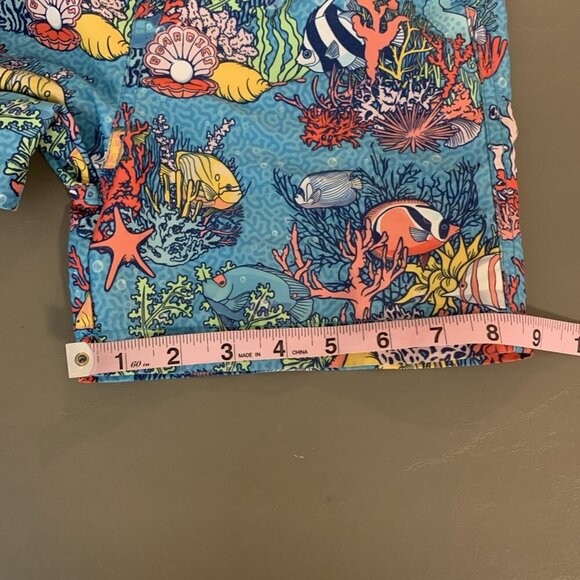 Boardies Boys 9 10 Swim Trunks Blue Fish Underwater Board Shorts Lined Colorful - Picture 14 of 16